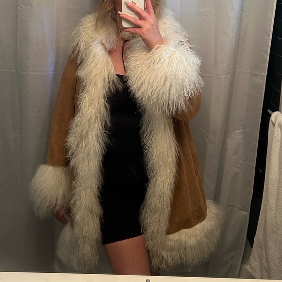 Charlotte Simone Jacket & Coat | Suede and Shearling - Picture 2 of 9